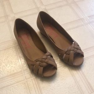 Tan Ballet Flats